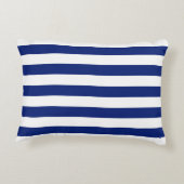 クロム航海のいかりオンネイビーストライププリント アクセントクッション (裏面)