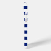 クロム航海のマーメイドオンネイビーストライププリント Case-Mate iPhoneケース (裏面 / 左)