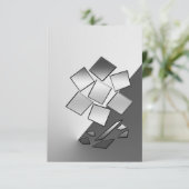 クロム花びら サンキューカード (スタンド正面)