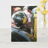 クロム輝く カード (黄色い花)