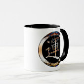 クロム運のための日本のな漢字の記号 マグカップ (正面右)