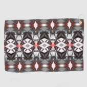 クロメッドブラックから「ルビー」へのレポート、仮想シェイプ ゴルフタオル (横)