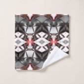 クロメッドブラックから「ルビー」へのレポート、仮想シェイプ バスタオルセット (ウォッシュタオル)