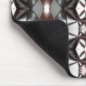 クロメッドブラックグレーからルビーレポート、バーチャルシェイプ マウスパッド (コーナー)