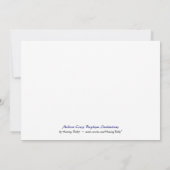 クロモダンスブルーバプティスマ招待状 招待状 (裏面)