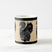 クロリスのカシおよび黒いマグ コーヒーマグカップ (中央)