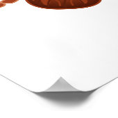 クロリーリアリスティックのティックイラストレーション ポスター (角)