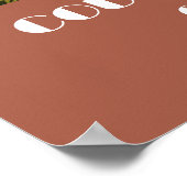 クロリー1920年代のレトロスタイルポスター ポスター (角)