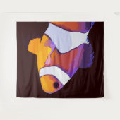 クロレッド フィッシュ タペストリー (正面(横))