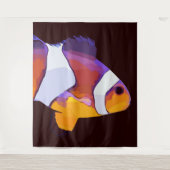 クロレッド フィッシュ タペストリー (正面)