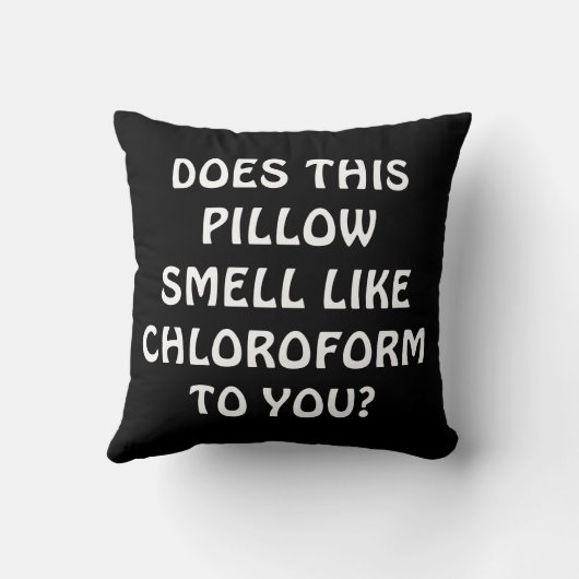 クロロホルム枕 クッション (裏面)