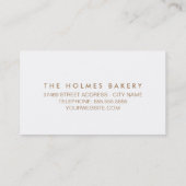 クロワッサンのパン 名刺 (裏面)