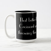 クロワッサンの方が… ツートーンマグカップ (左)