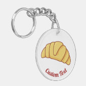 クロワッサンキーチェーン キーホルダー (正面左)
