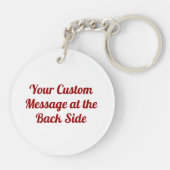 クロワッサンキーチェーン キーホルダー (裏面)