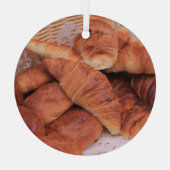 クロワッサンツクリスマス ガラスオーナメント (裏面)