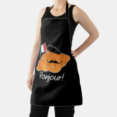 クロワッサンフランスの恋人フランス国旗フランコフィレ エプロン (インサイチュ)