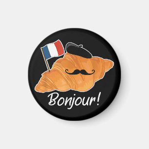 クロワッサンフランスの恋人フランス国旗フランコフィレ マグネット