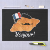 クロワッサンフランスの恋人フランス国旗フランコフィレ 薄葉紙 (クラフト)