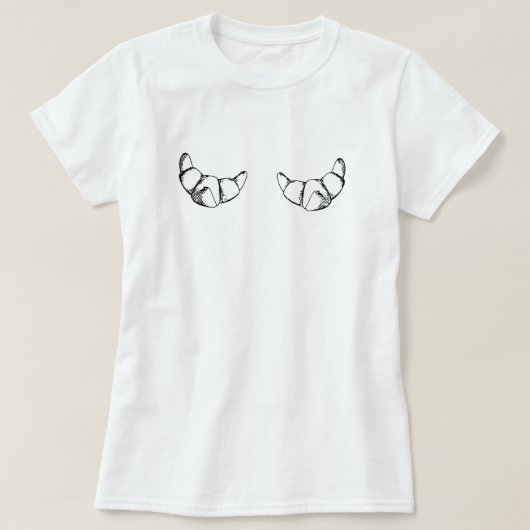クロワッサンベーキングシャツ Tシャツ (デザイン正面)