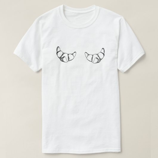 クロワッサンベーキングシャツ Tシャツ (デザイン正面)