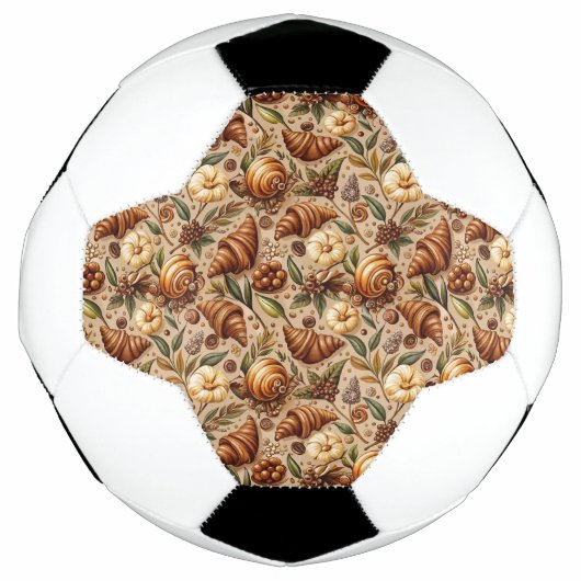 クロワッサン好き サッカーボール (正面)