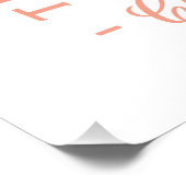 クロワッサン愛好家ピンクの弓の美学 ポスター (コーナー)