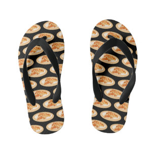 クロワッサン漫画イラストレーション キッズビーチサンダル