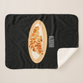 クロワッサン漫画イラストレーション シェルパブランケット (正面(横))