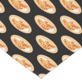 クロワッサン漫画イラストレーション ショートテーブルランナー (コーナー)