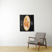 クロワッサン漫画イラストレーション タペストリー (インサイチュ)