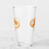 クロワッサン漫画イラストレーション タンブラーグラス (左)