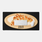 クロワッサン漫画イラストレーション デスクマット (キーボード&マウス)