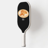 クロワッサン漫画イラストレーション ピックルボールラケット (左)