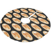 クロワッサン漫画イラストレーション ブラッシュドポリエステルツリースカート (アングル)