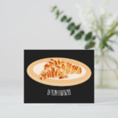 クロワッサン漫画イラストレーション ポストカード (スタンド正面)