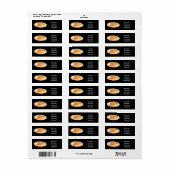 クロワッサン漫画イラストレーション ラベル (フルシート)