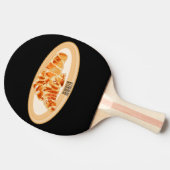 クロワッサン漫画イラストレーション 卓球ラケット (横)