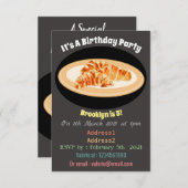 クロワッサン漫画イラストレーション 招待状 (正面/裏面)