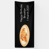 クロワッサン漫画イラストレーション 横断幕 (縦)