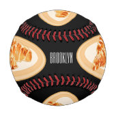 クロワッサン漫画イラストレーション 野球ボール (正面)