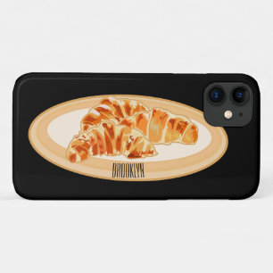 クロワッサン漫画イラストレーション iPhone 11 ケース