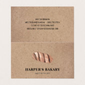 クロワッサン素朴トロゴテントベーカリー 名刺 (外部フラット)