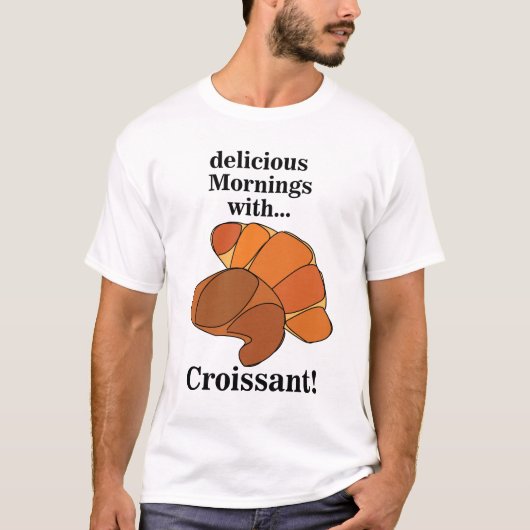 クロワッサン ペストリー フードイー Tシャツ (正面)