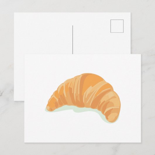 クロワッサン ポストカード (正面/裏面)