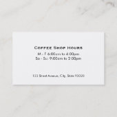 クロワッサン 名刺 (裏面)