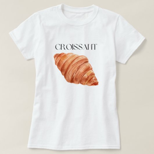 クロワッサン Tシャツ (デザイン正面)