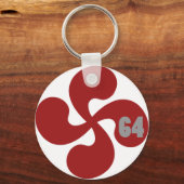 クロワバスクルージュ64ローブル キーホルダー (正面)