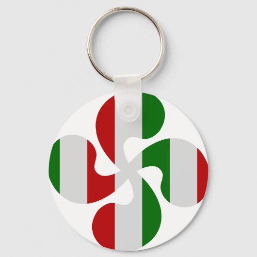 クロワバスク多角 キーホルダー (正面)