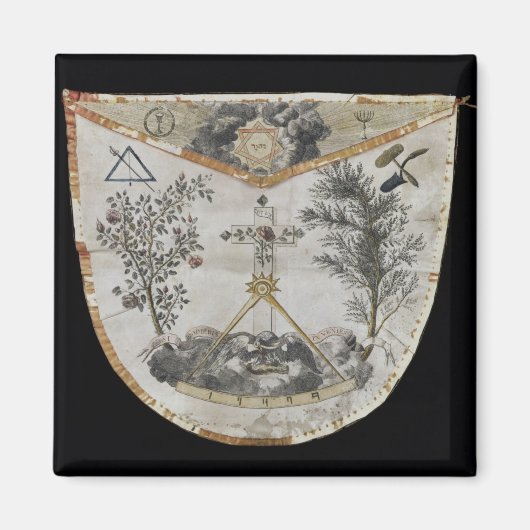 クロワバラの長のエプロン マグネット (正面)